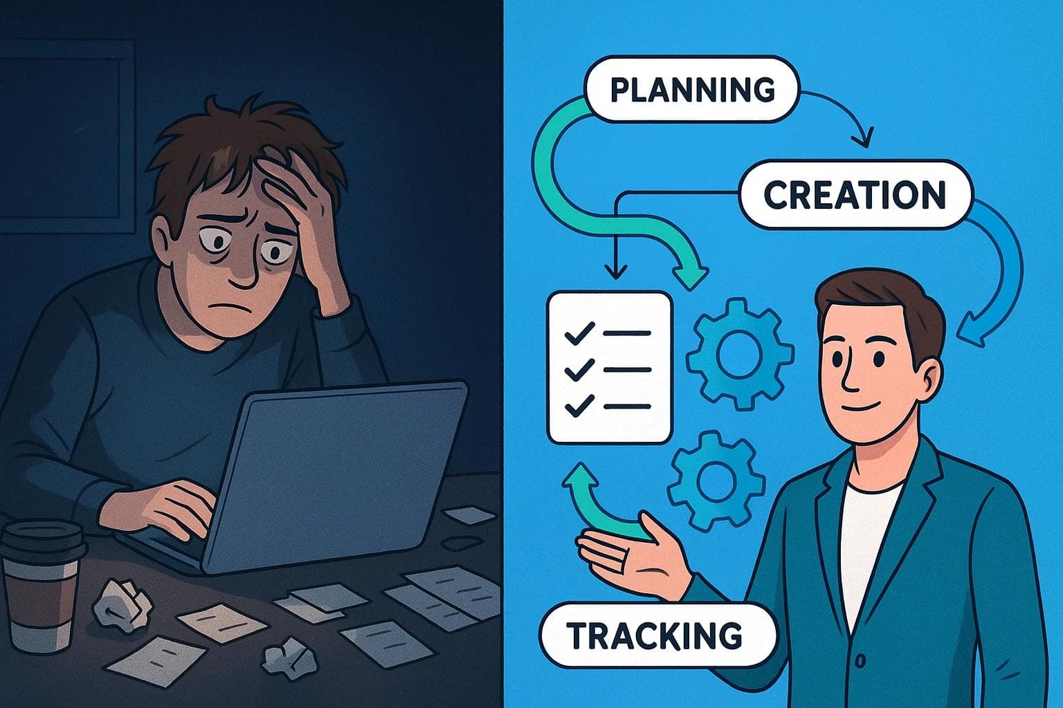 From one-off posts to a repeatable content system