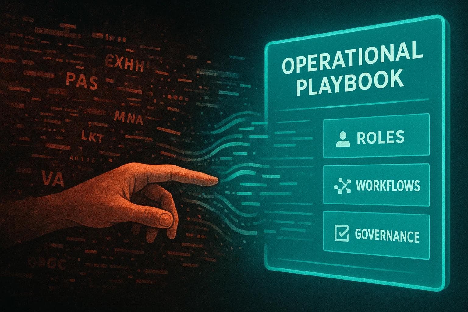 Operational playbook for ai content roles review and governance
