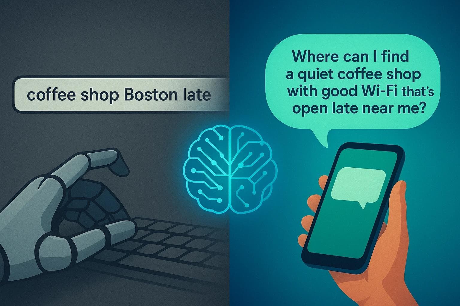 Conversational language mapping matching how people ask questions