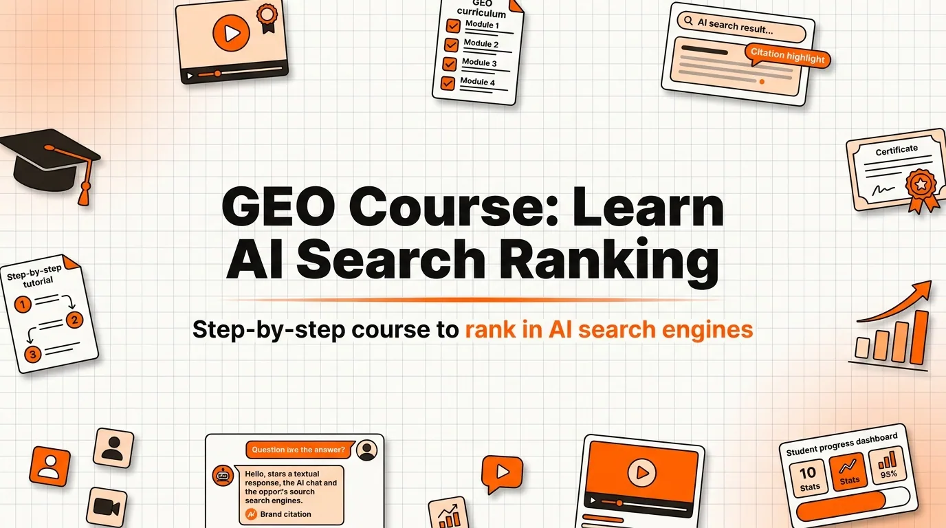 GEO Course: Learn Generative Engine Optimization