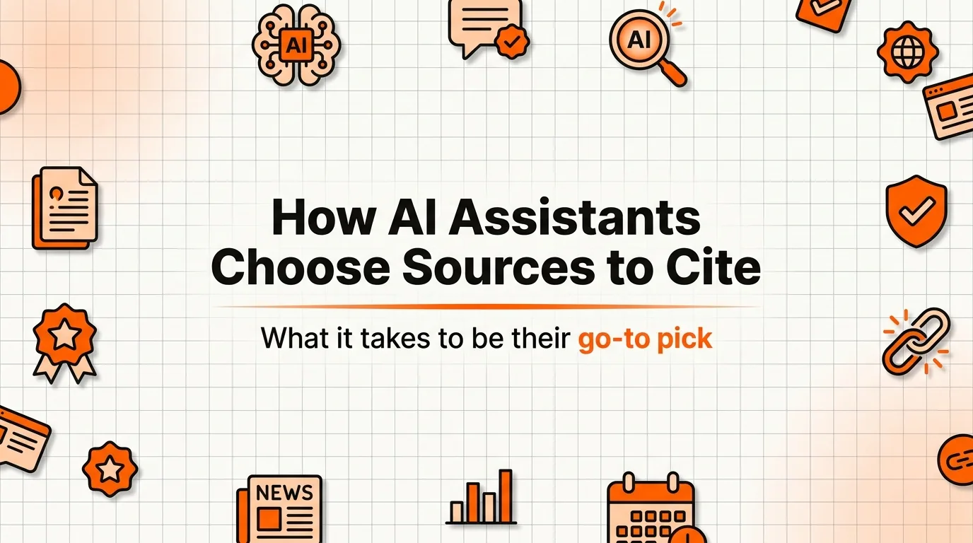 How Do AI Assistants Choose Which Sources to Cite?