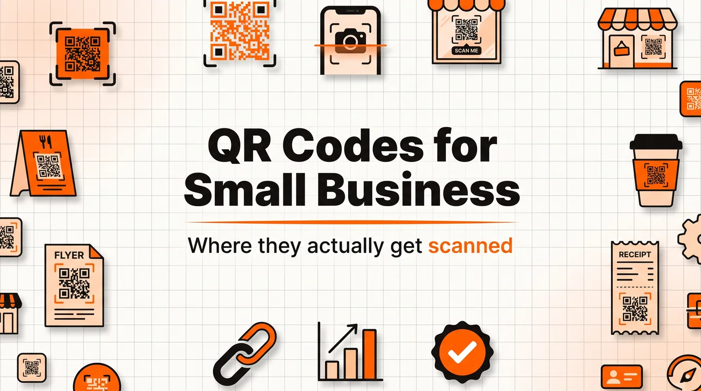 "QR codes for small business: where they actually get scanned, and how to use them"