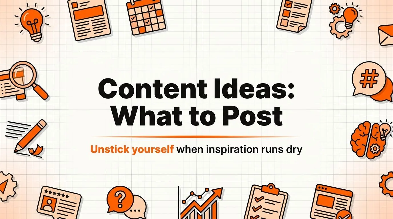 Content Ideas: What to Post When You're Stuck