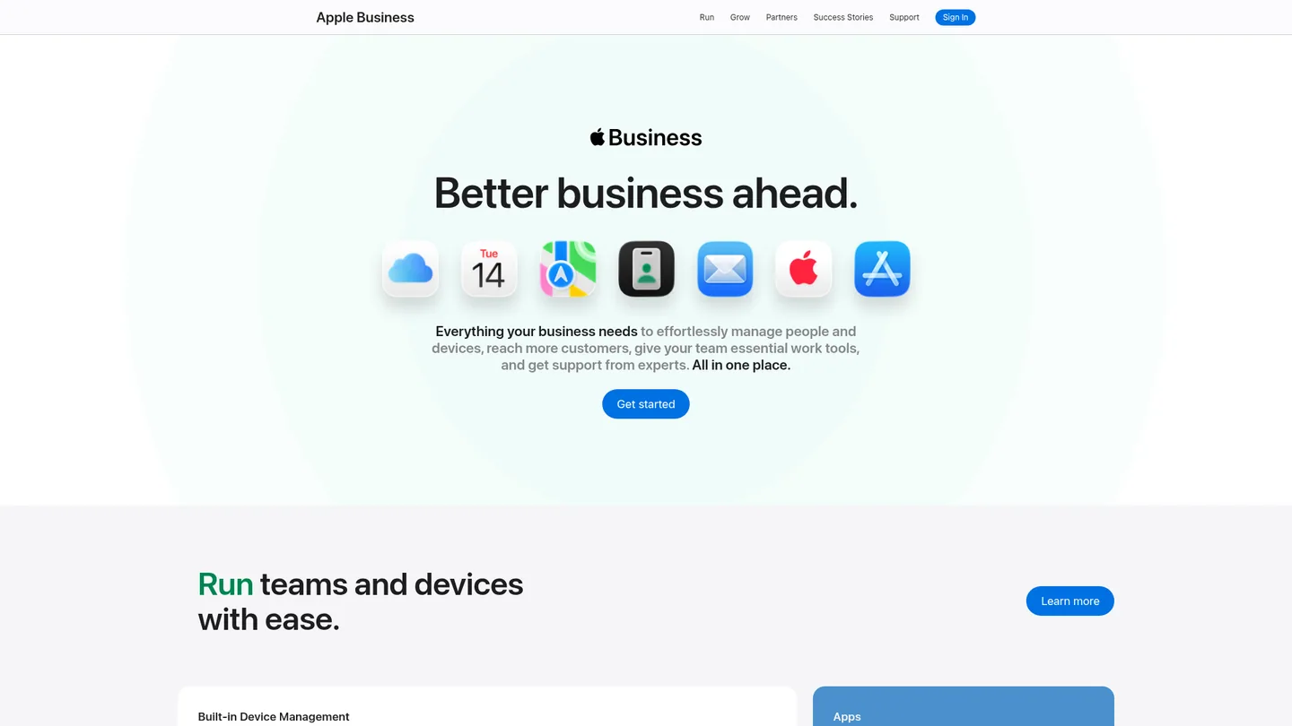 The free Apple Business Connect portal where you add or claim your Apple Maps listing