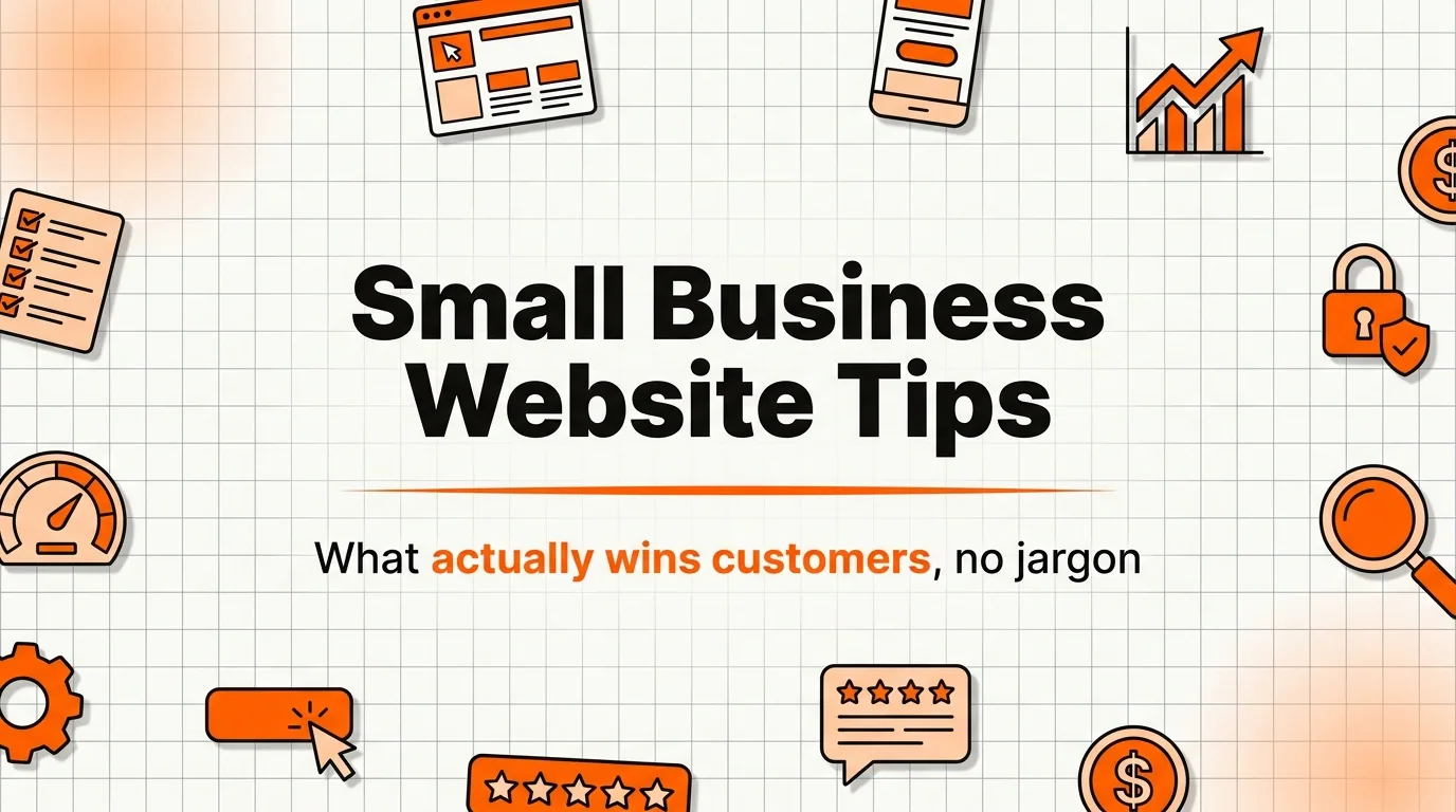 Small Business Website Tips: What Actually Wins Customers (Not Awards)