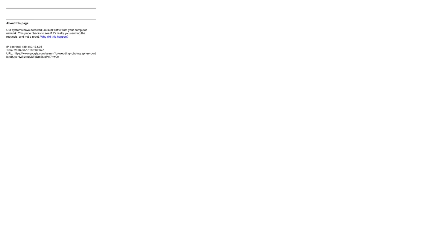 A Google search results page showing the People also ask box for a wedding photographer query