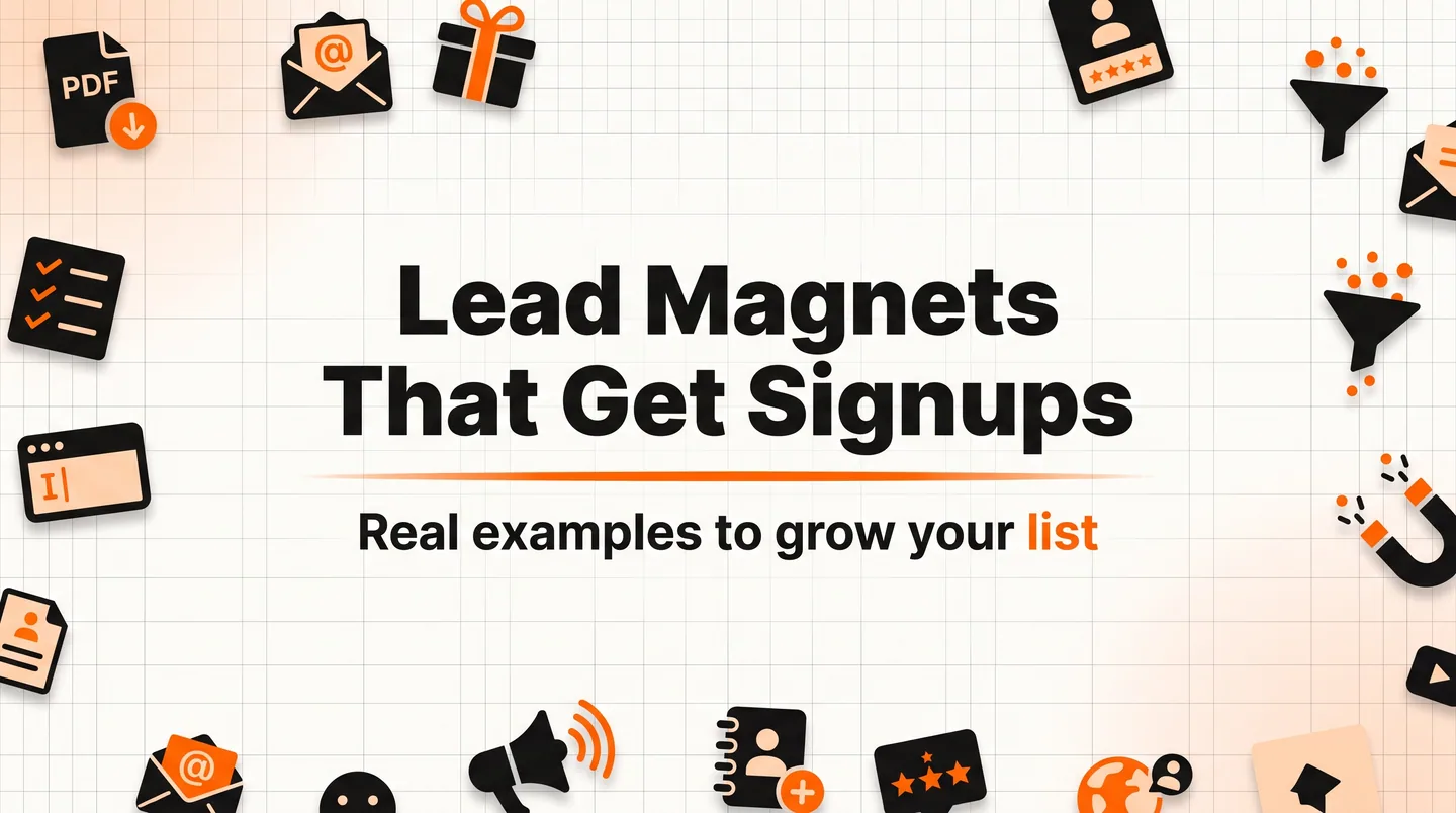 Lead magnet ideas that actually get email signups (with real examples)
