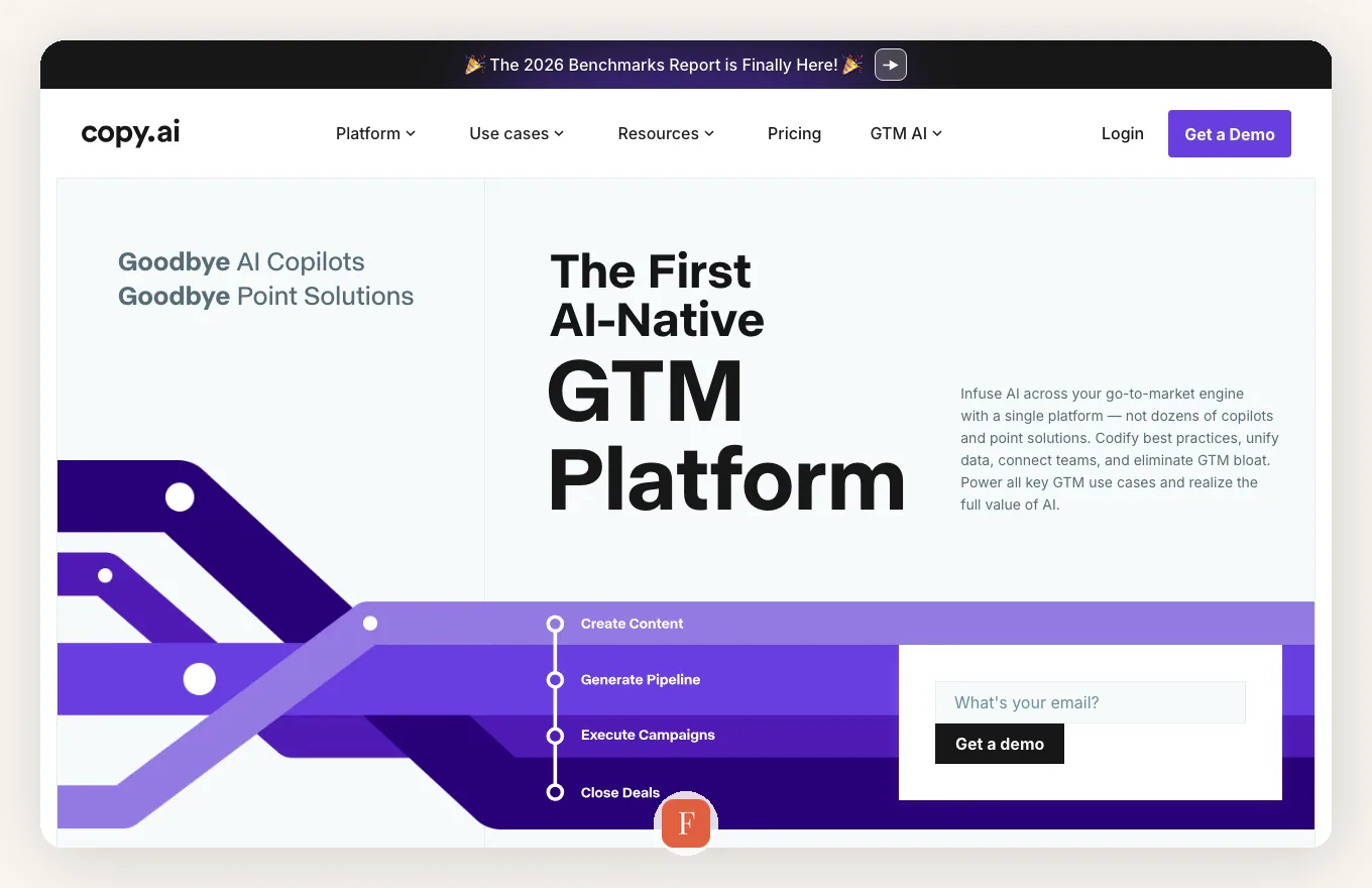 Copy.ai interface screenshot