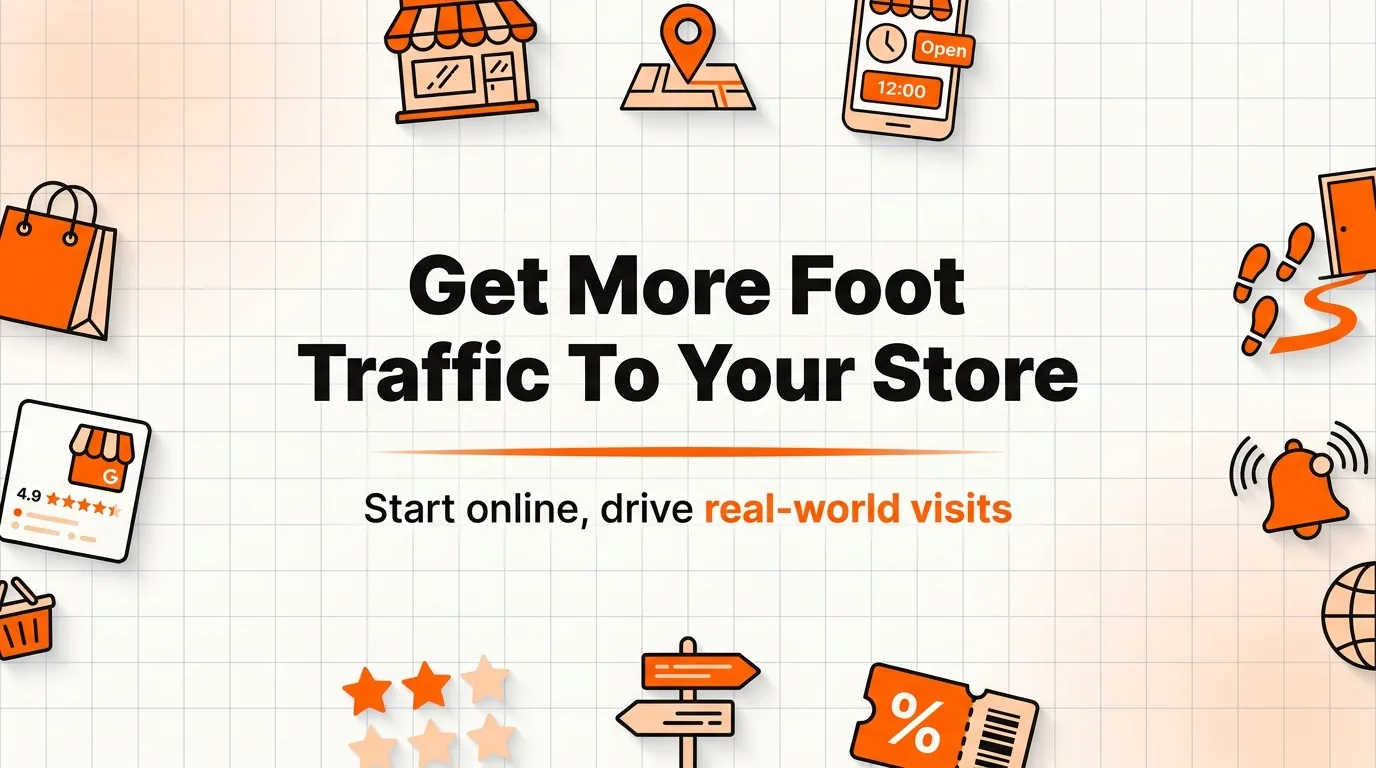 How to Get More Foot Traffic to Your Store (Starting With What Happens Online)