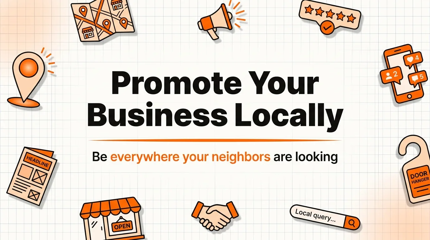 How to Promote Your Business Locally: Be Everywhere Your Neighbors Look