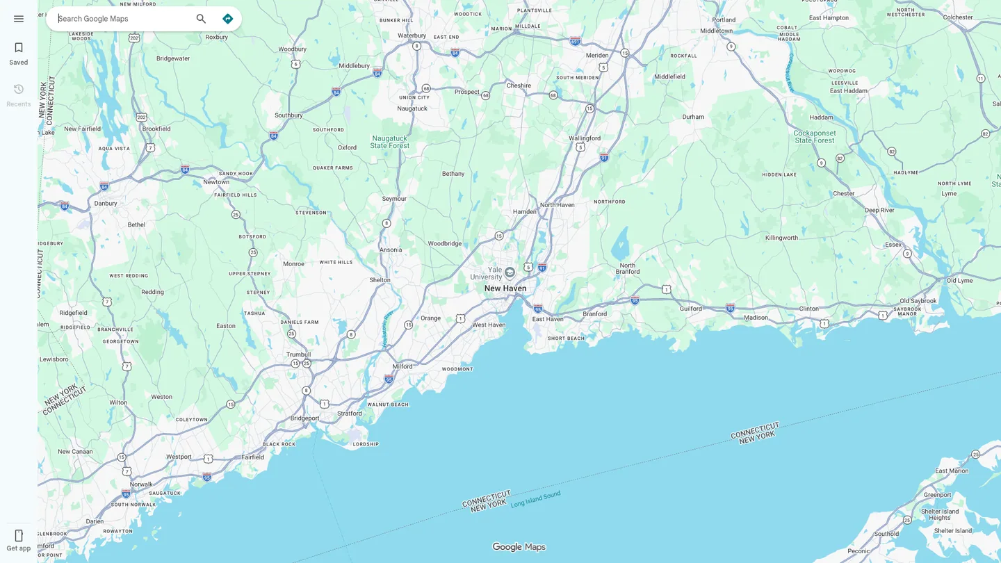 The public Google Maps homepage where customers find local businesses
