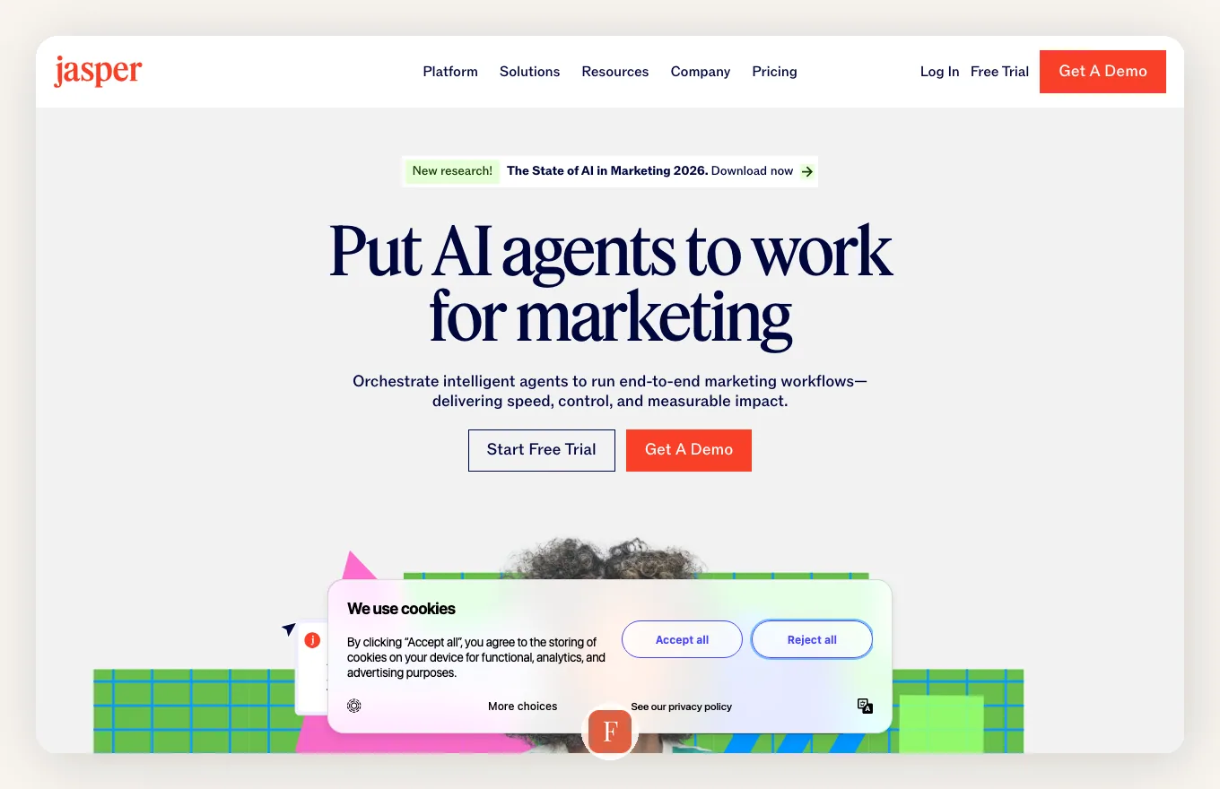 Jasper interface screenshot
