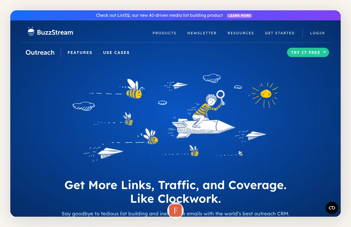 BuzzStream interface screenshot